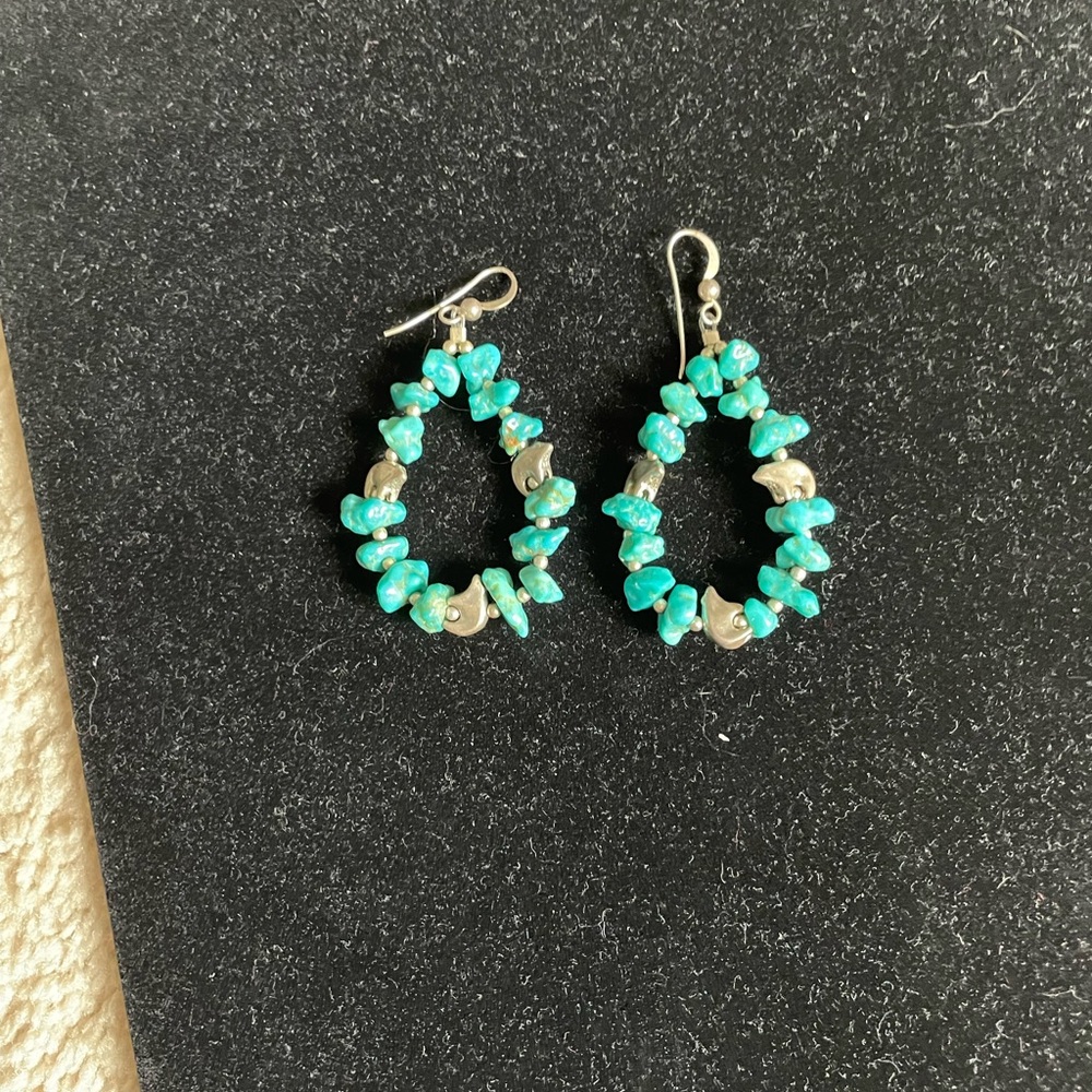 Turquoise and Silver earrings